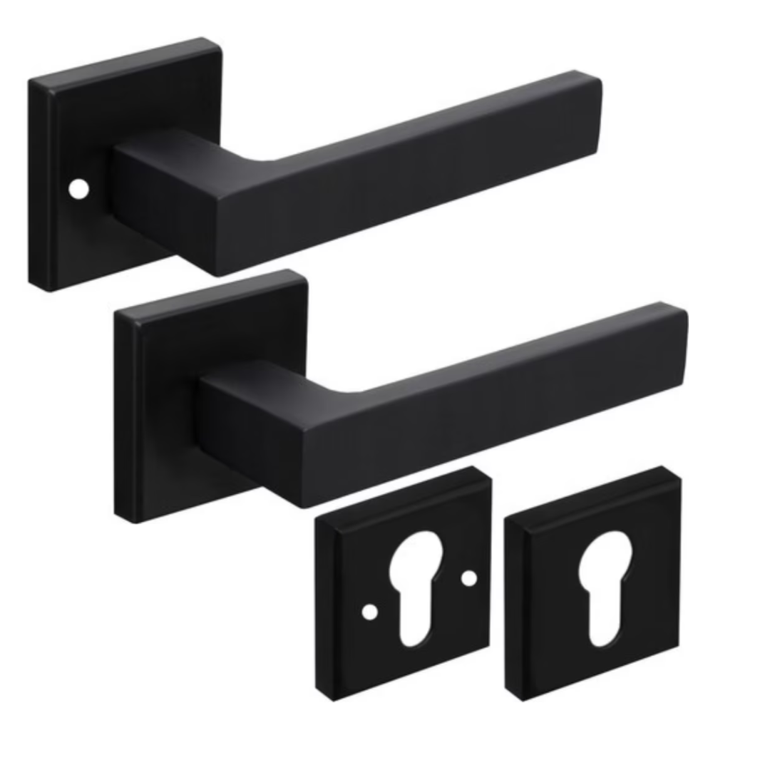 Maner Usa Lemaro®, Universal, Rozeta, Reversibil, Negru