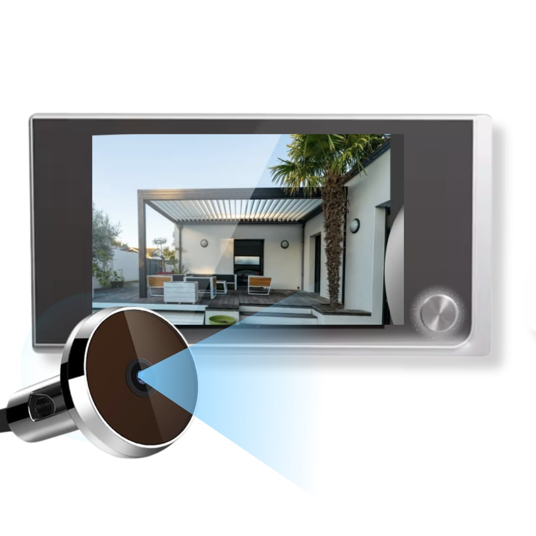 Vizor Electronic Lemaro® cu Ecran LCD 3.5", Unghi Larg 120°