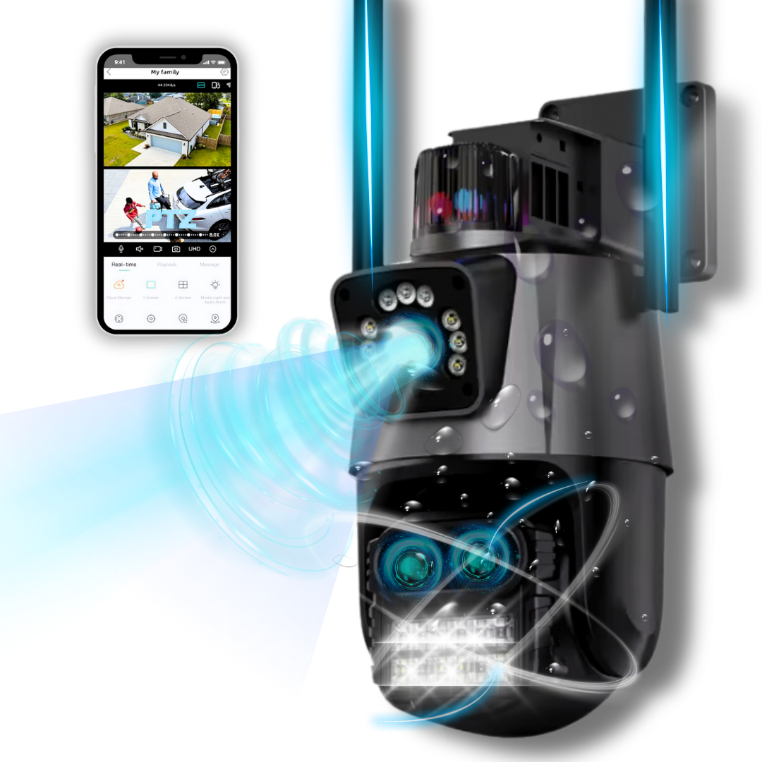 Camera de Supraveghere IP WIFI Lemaro®, Zoom 8X, Auto Tracking, Ultra HD 4K