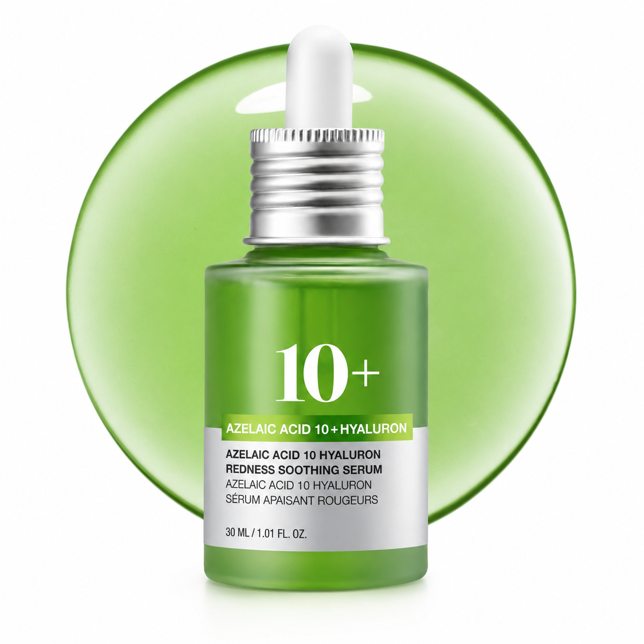 Ser calmant cu 10% acid azelaic și acid hialuronic pentru ten acneic