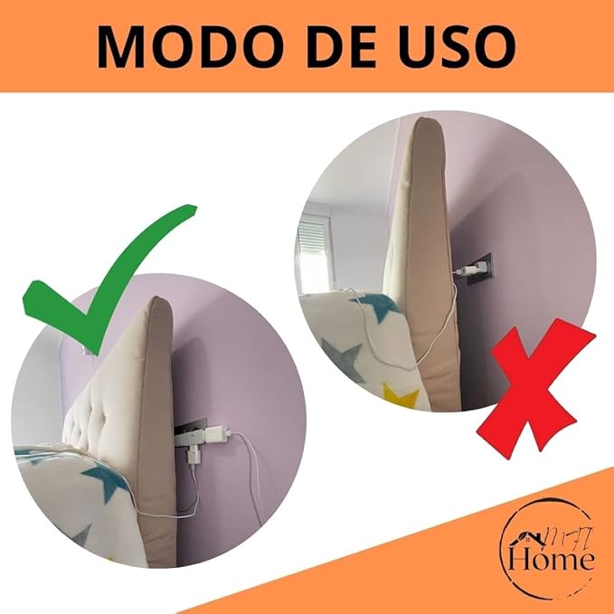 Set de 3 Prize Plate 3 în 1 cu ștecher rotativ la 180, Potrivite pentru Spații Inguste