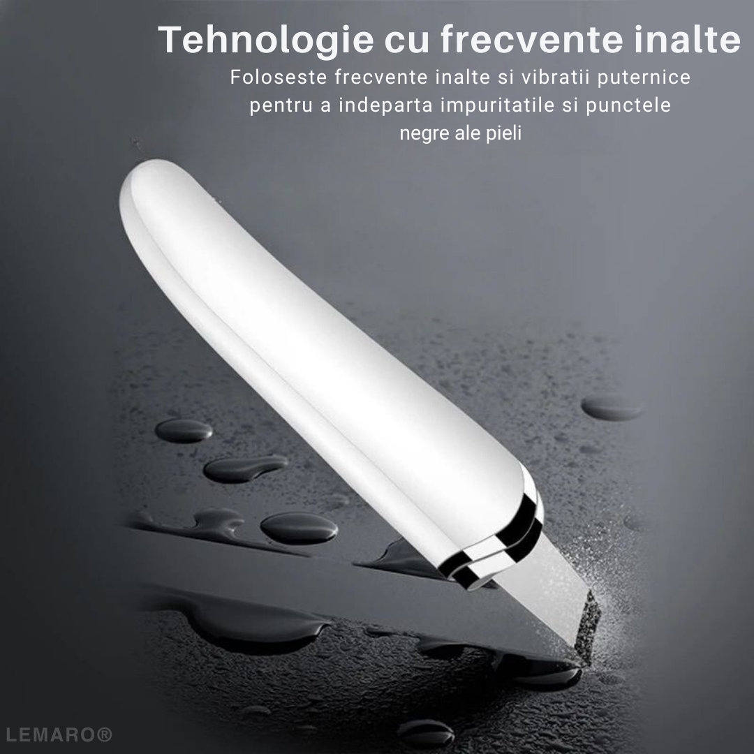 Aparat pentru Curatare Faciala cu Ultrasunete, Lifting Ten, cu Ioni, Skin Scrubber