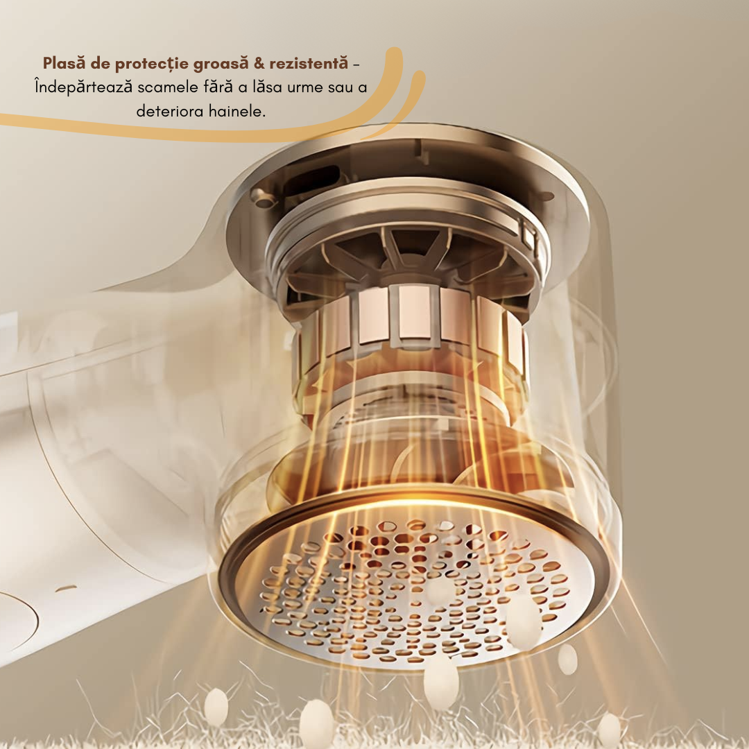 Aparat de curatat scame  Lemaro®, potrivit pentru toate tipurile de haine, Incarcare USB