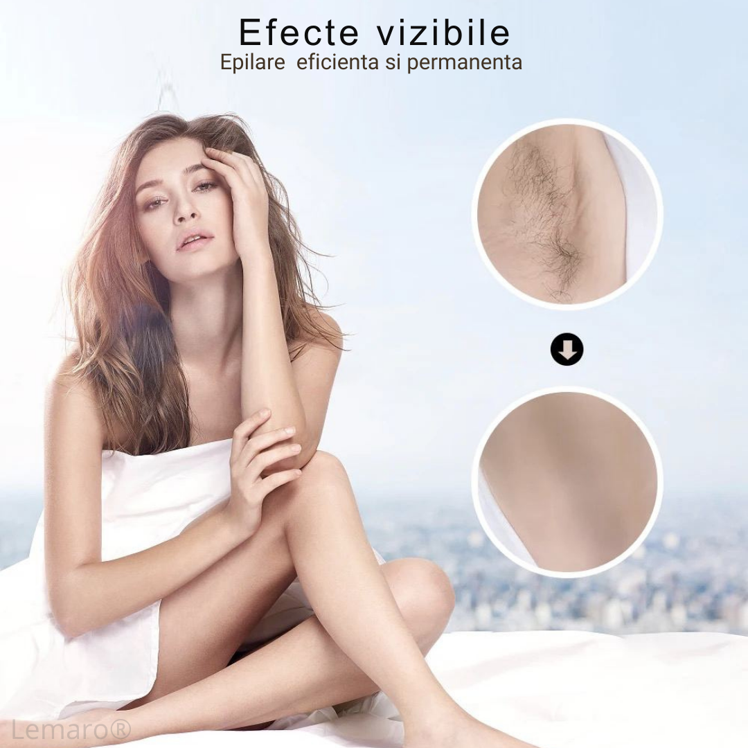 Epilator IPL, R1, 999.999 Pulsatii, Pentru Epilare Definitiva Fara Durere, 5 Trepte De Intensitate