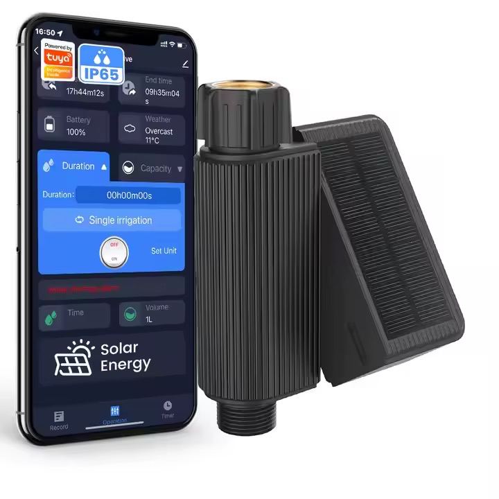 Programator Irigare/Udare Gradina Lemaro®, Incarcare Solara, WiFi/Bluetooth, Tuya/Smart, Programabil pentru, gazon, spatiu verde, spatii sera, profesional, instalare usoara