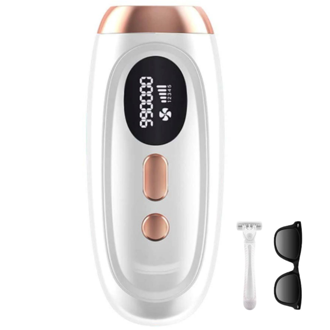 Epilator IPL, R1, 999.999 Pulsatii, Pentru Epilare Definitiva Fara Durere, 5 Trepte De Intensitate